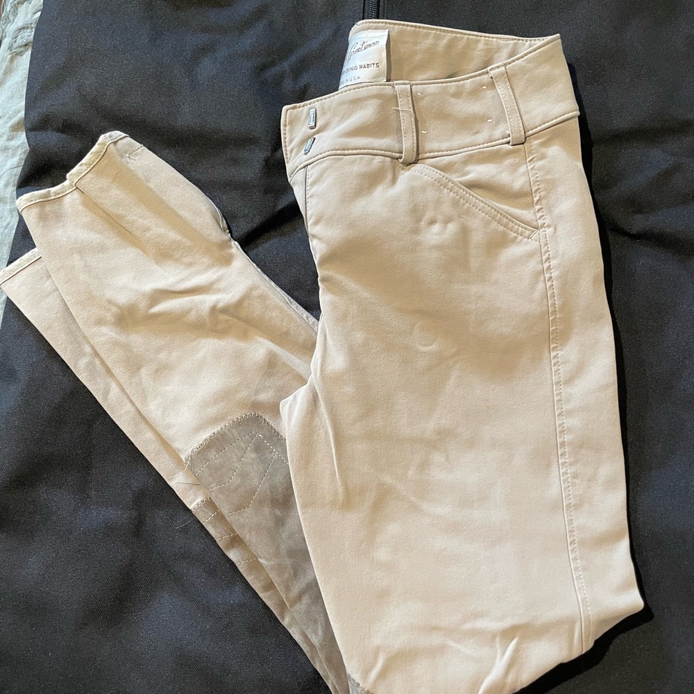 Beige Tailored Sportsman Breeches